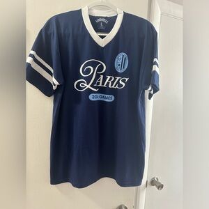 UNWELL PARIS JERSEY T-SHIRT (NAVY) LARGE